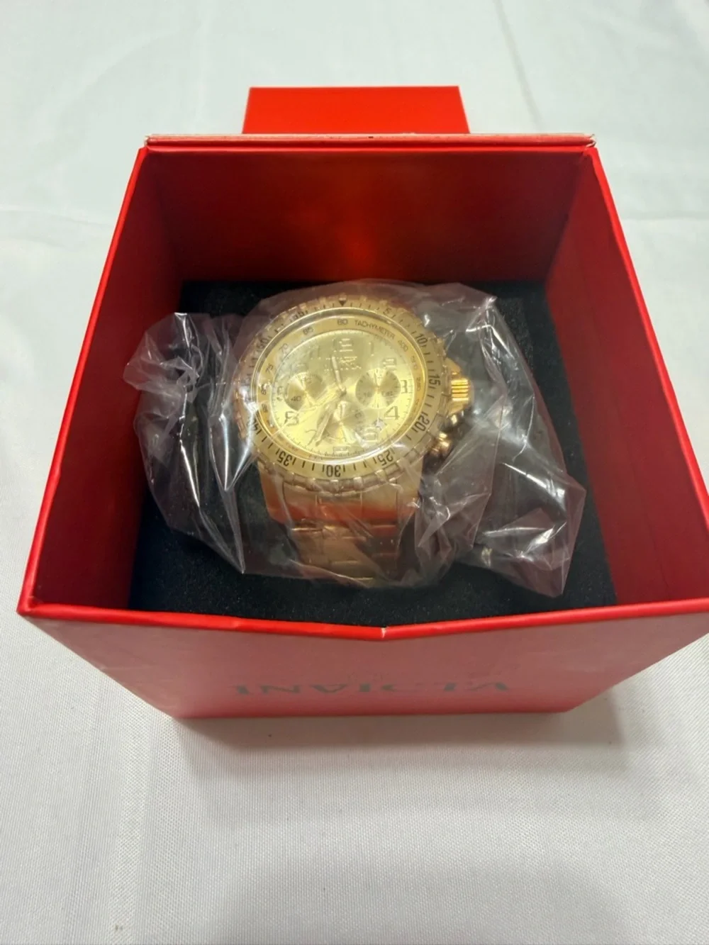 Invicta Men’s Gold Chronograph Watch 45mm